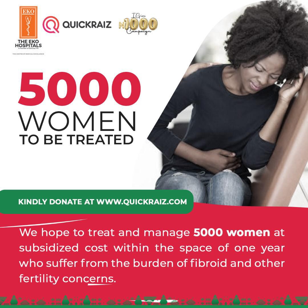 BigrightMedia's tweet photo. It's a great &amp; laudable move when you see people championing a course like this. 
Thanks to @quickraiz &amp; Eko Hospitals partnering to treat anyone suffering from the burden of Fibroid for FREE. 

Register >> https://t.co/8raI43coEt for the free treatment 
#OperationFibroidStorm https://t.co/11df4b1tl1