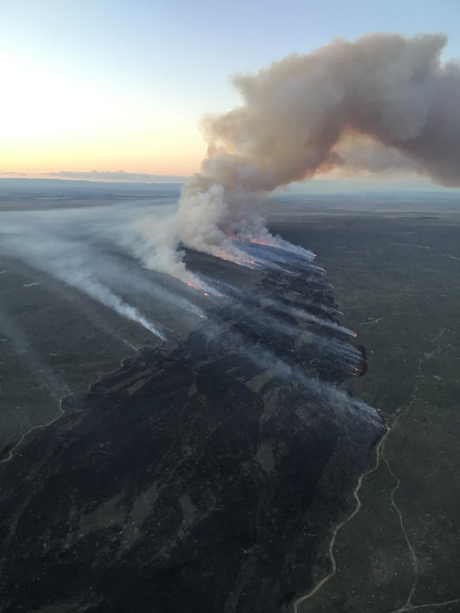 INL's tweet image. INL firefighters, assisted by other local crews, have worked through the night to secure containment lines around the #TelegraphFire, burning 20 miles west of Idaho Falls. The fire is now estimated at 50% contained, with full containment estimated this evening.