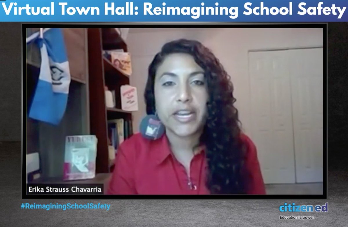 CitizenEdu's tweet photo. "Structurally, our school system wasn't built to serve Black and Brown students properly. It's been an oppressive structure at its core." @SraChav #DecolonizingCurriculum #PoliceFreeSchools #ReimaginingSchoolSafety https://t.co/Pi5wPKduFR https://t.co/eHAJFfRcOs