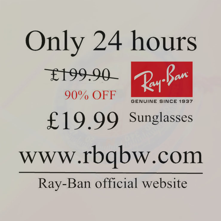 Ray ban website: rbqbw.com