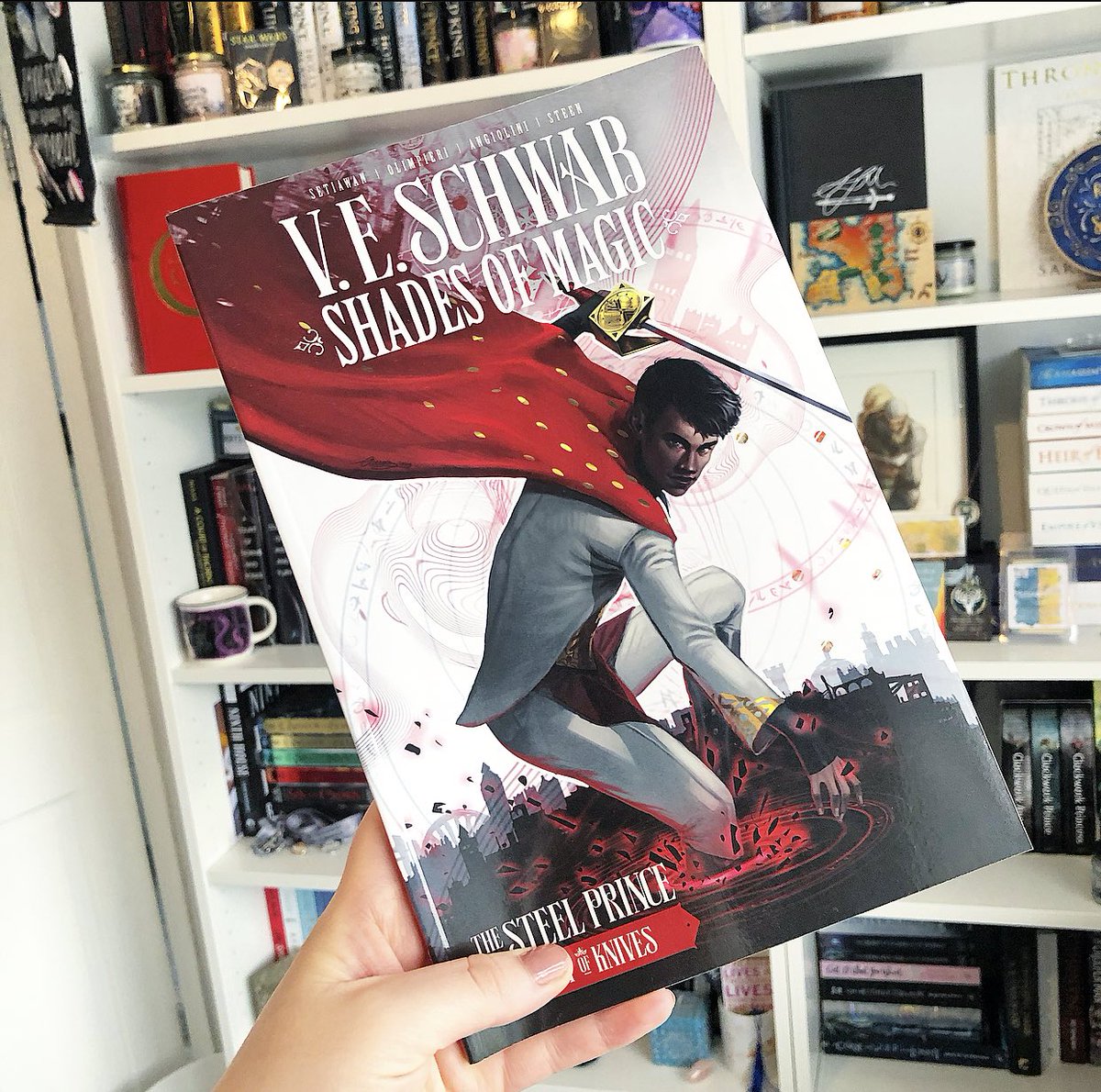 36. Shades of Magic Vol 1: The Steel Prince (re-read) - 4/5 stars37. Vol 2: Night of Knives - 4.5/5 stars38. Vol 3: The Rebel Army - 4/5 stars {gifted}• Story of Prince Maxim before he became King• Action packed & exciting plot • Amazing artwork• Diverse characters