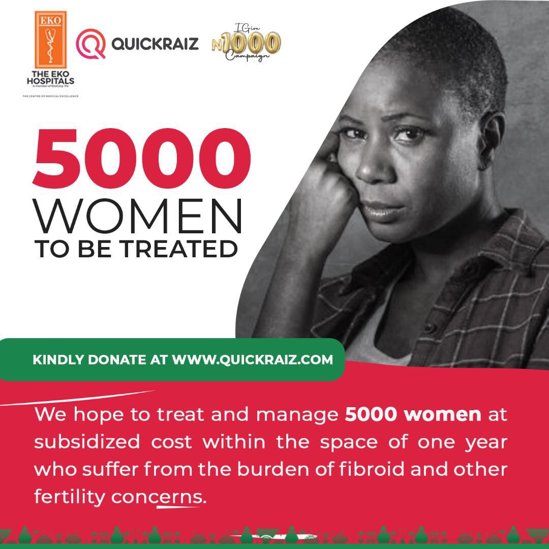 BigrightMedia's tweet photo. Do you know anyone with Fibroid or any fertility related issue? This is an opportunity to render help.

RT this to get them register for free medical here https://t.co/GT2TDGDAOs 

And donate your token too here https://t.co/OVgJAjlctH

#OperationFibroidStorm 
@davido @cuppymusic https://t.co/lWk8pqfwpZ