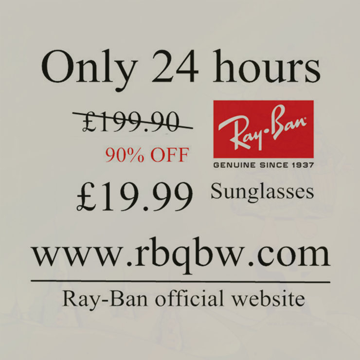 Ray ban website: rbqbw.com