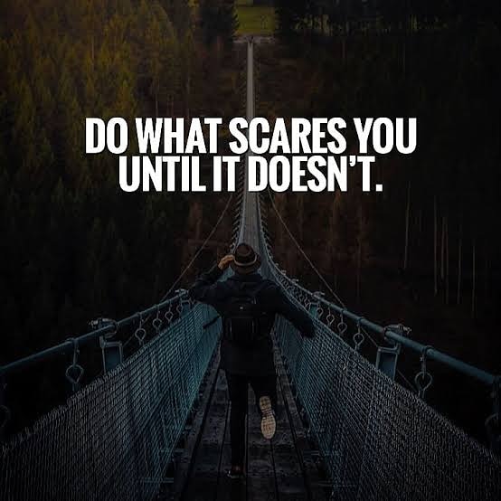 Ashraf_writes's tweet photo. Everything you've ever wanted is on the other side of fear 💯🔥 https://t.co/AEss6QSk1V