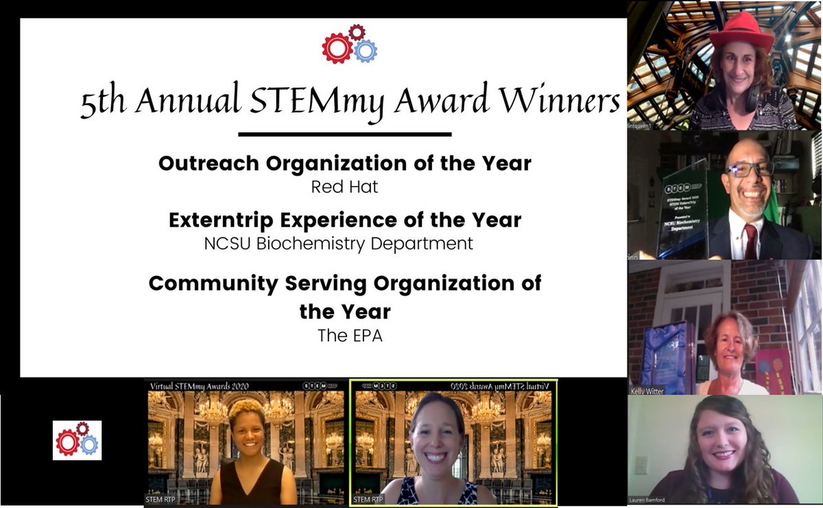 STEM RTP (@stem_rtp) on Twitter photo We congratulate <a href="/Redhat/">Red Hat</a>, <a href="/NCSUBiochem/">NCSU Biochemistry</a> and @EPAResearch for winning a coveted STEMmy Award! #RTPSTEMmyAwards We congratulate <a href="/Redhat/">Red Hat</a>, <a href="/NCSUBiochem/">NCSU Biochemistry</a> and @EPAResearch for winning a coveted STEMmy Award! #RTPSTEMmyAwards