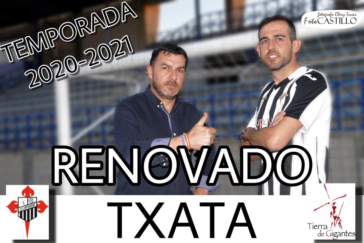 cdbcriptanense's tweet photo. ..!! esto es un no parar !! ....seguimos configurando nuestro nuevo proyecto. Calidad,experiencia y liderazgo, nuestro portero Txata @eltxata1, seguirá defendiendo la portería de nuestro equipo , Suerte Txata!!!, 1,2,3 UNIÓN!!!
#TierradeGigantes
#yosoydelcriptanense
#Haztesocio https://t.co/bk6e8HD9e5