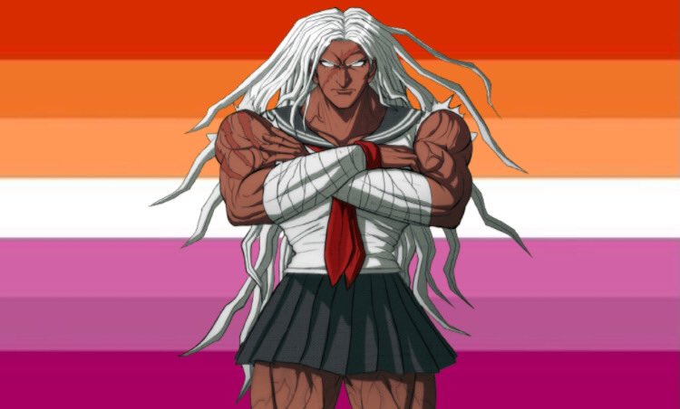 favelesbians's tweet photo. Sakura Ogami from Danganronpa is a lesbian! https://t.co/AknHlbXSRz