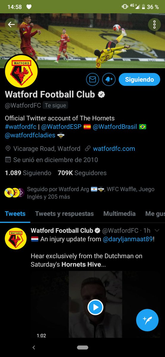 Watford Argentina 🐝🇦🇷 tweet media