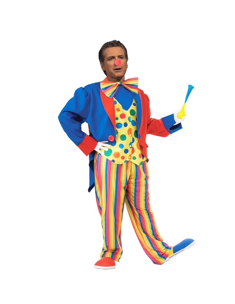 Gavin Newsom, a clown (@clowngavin) / Twitter