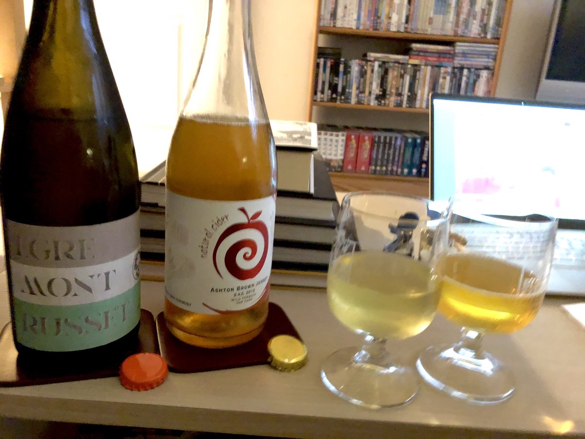 Live with Manchester Cider Club and <a href="/graftwood/">Graftwood</a> this evening with these beauties from <a href="/LittlePomona/">Little Pomona Cider</a> and <a href="/RossCider/">Ross Cider</a>    #rethinkcider #cider #CraftCider