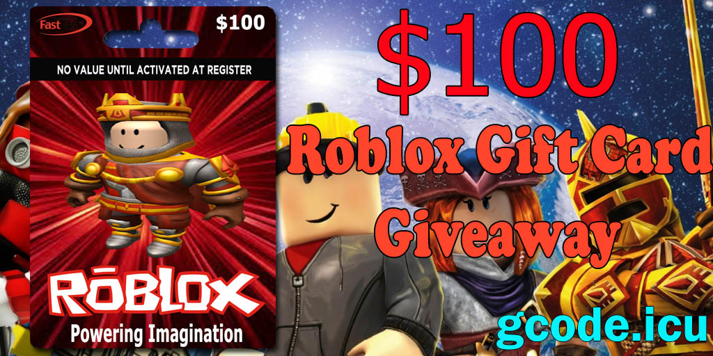 100 roblox gift card giveaway complete your entry to get