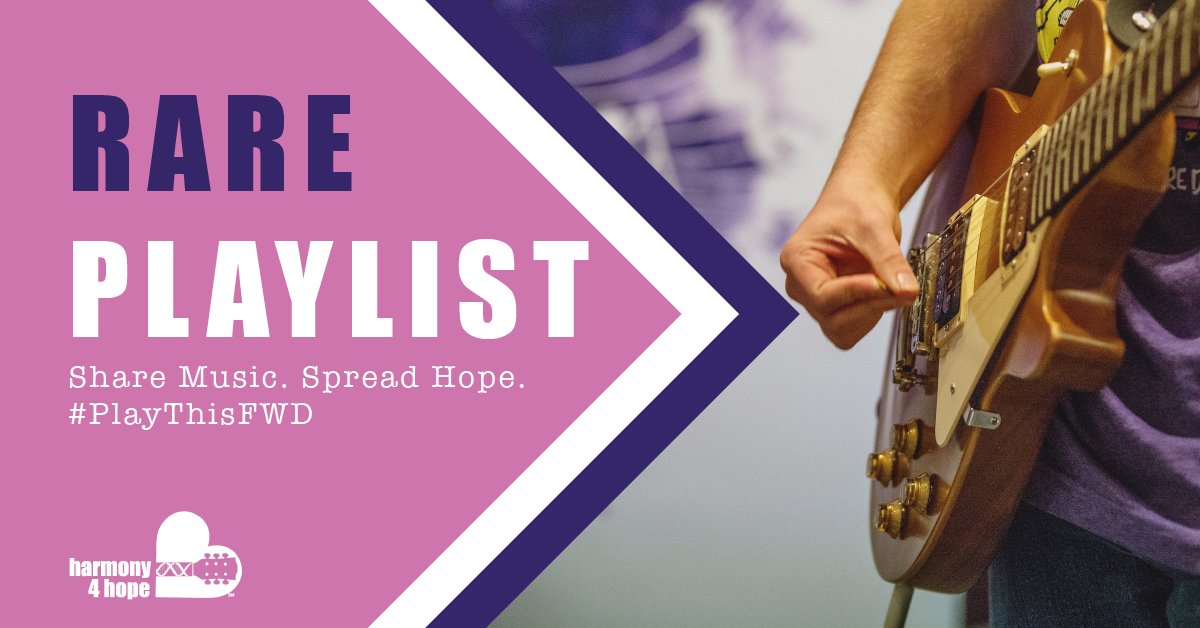 harmonize4hope's tweet photo. It’s our favorite day of the week! Celebrate #MusicMonday with us by sharing one of our #RarePlaylists with a friend to help us turn up the volume for #RareDisease through the power of music. Share Music. Spread Hope. https://t.co/XTNBHwFSrE #PlayThisFWD https://t.co/y6s10mbQiE