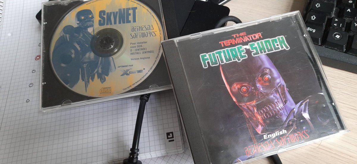 Rubikow's tweet image. By the way... Go and grab your original now on ebay or somewhere else. Once I have finished my Future Shock #unity3d #sourceport they might get a bit more expensive ;)
#RETROGAMING #terminator #gamedev #indiedev