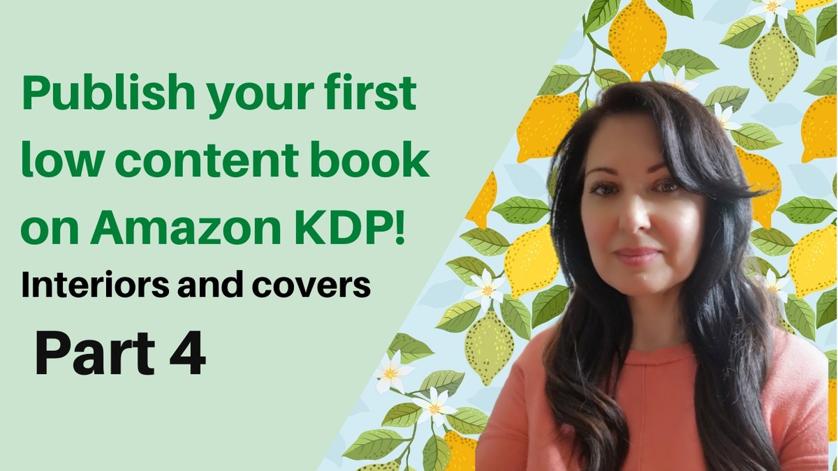 NuriaCorbi's tweet image. Part 4 of the video series on how to publish your first low content book on Amazon is out:  #kdp #lowcontent
youtube.com/watch?v=wFIKh6…