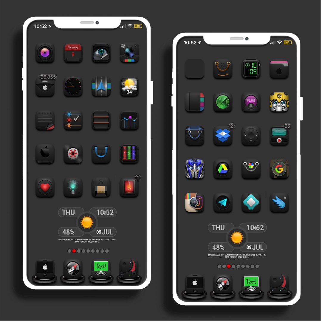 PocosPeroFunkoS's tweet image. Good morning just a quick setup with this Great theme  #Vibe by @bulldog5278  #PageDots by @211this #IconOmatic by @TER4M   Widget by @luis9_49  #wallpaper by @heyeased