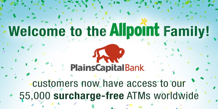 Cardtronics's tweet photo. @PlainsCapital Bank has joined the Cardtronics @Allpoint Network, increasing convenient access to cash for customers at more than 55,000 surcharge-free ATMs worldwide! https://t.co/KB22jskXut #Allpoint https://t.co/yQBhkKQW5Q