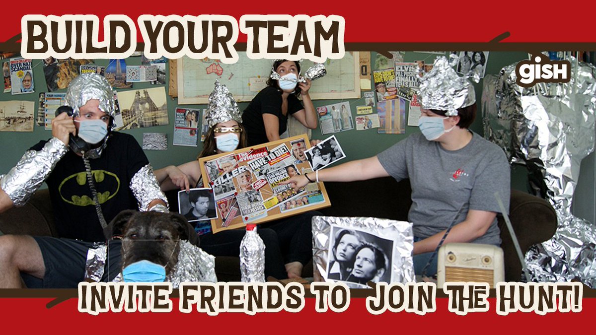 GISH's tweet photo. Conspire to have some fun &amp; do some good with your favorite weirdos this summer. Less than two weeks left to sign up &amp; finish building your GISH team! 

Join: https://t.co/uVw5AIQoKr 
Invite Friends: https://t.co/mIWjnAojKS 
Gift &amp; Donate: https://t.co/aVZJ9invW8 https://t.co/eg9f50amfj