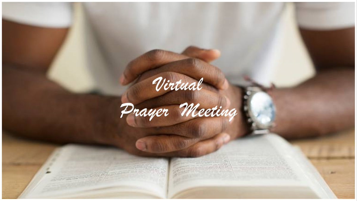 GWSMBC's tweet photo. Join Us!!
 
Greater White Stone is inviting you to a 
Virtual Prayer Meeting
Thursdays
6:00 PM Central Time

Click the link below:
https://t.co/t4ZCSVQlvd

Meeting ID: 824 6164 3099
Password: 917

Join by phone: 312-626-6799
Meeting ID: 824 6164 3099
Password: 917 https://t.co/41LM4zOnE6