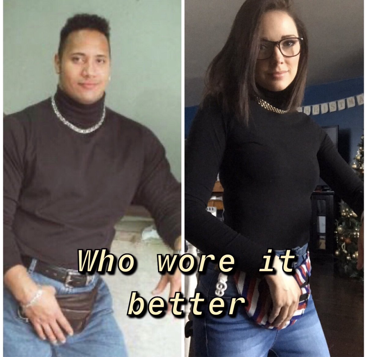 gingrbredbeauty's tweet photo. Well ? @TheRock ?? https://t.co/4MjWBtIkRj
