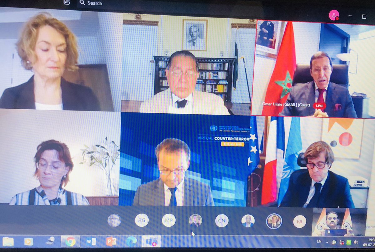 MahavirSinghvii's tweet photo. Led #Indian delegation in UNOCT #VirtualCTWeek
Webinar IV -Protecting and Promoting #HumanRights for Building Resilience against #Terrorism and brought out the abysmal record of Pak in human rights abuses. #combatingterrorism. @UN_OCT @DrSJaishankar @harshvshringla @MEAIndia https://t.co/EiuKBWzZPa