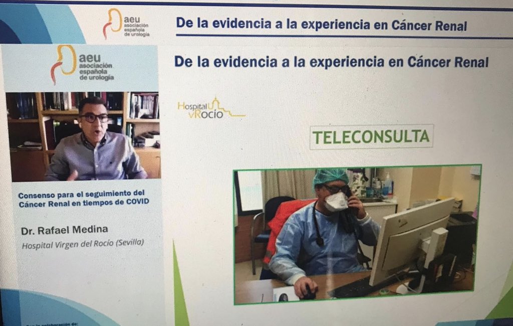 Un placer haber participado en webinar sobre Cancer Renal de la @InfoAeu y compartir debate con @JuanMorenojaen @FernandoUrologo y Pedro Morales.