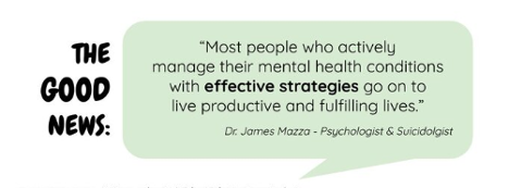 Mental health struggles may be an aspect of your life, but they don’t have to be your entire life. Help is out there!