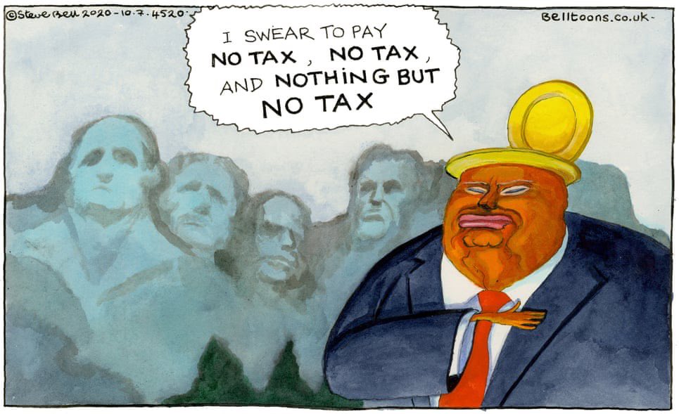 Political Cartoon On Twitter Steve Bell On Donald Trump S Tax Records Trumptaxreturns Trump Trumptaxes Political Cartoon Gallery In London Https T Co Depctdnxf6 Https T Co Eocaqnwepp