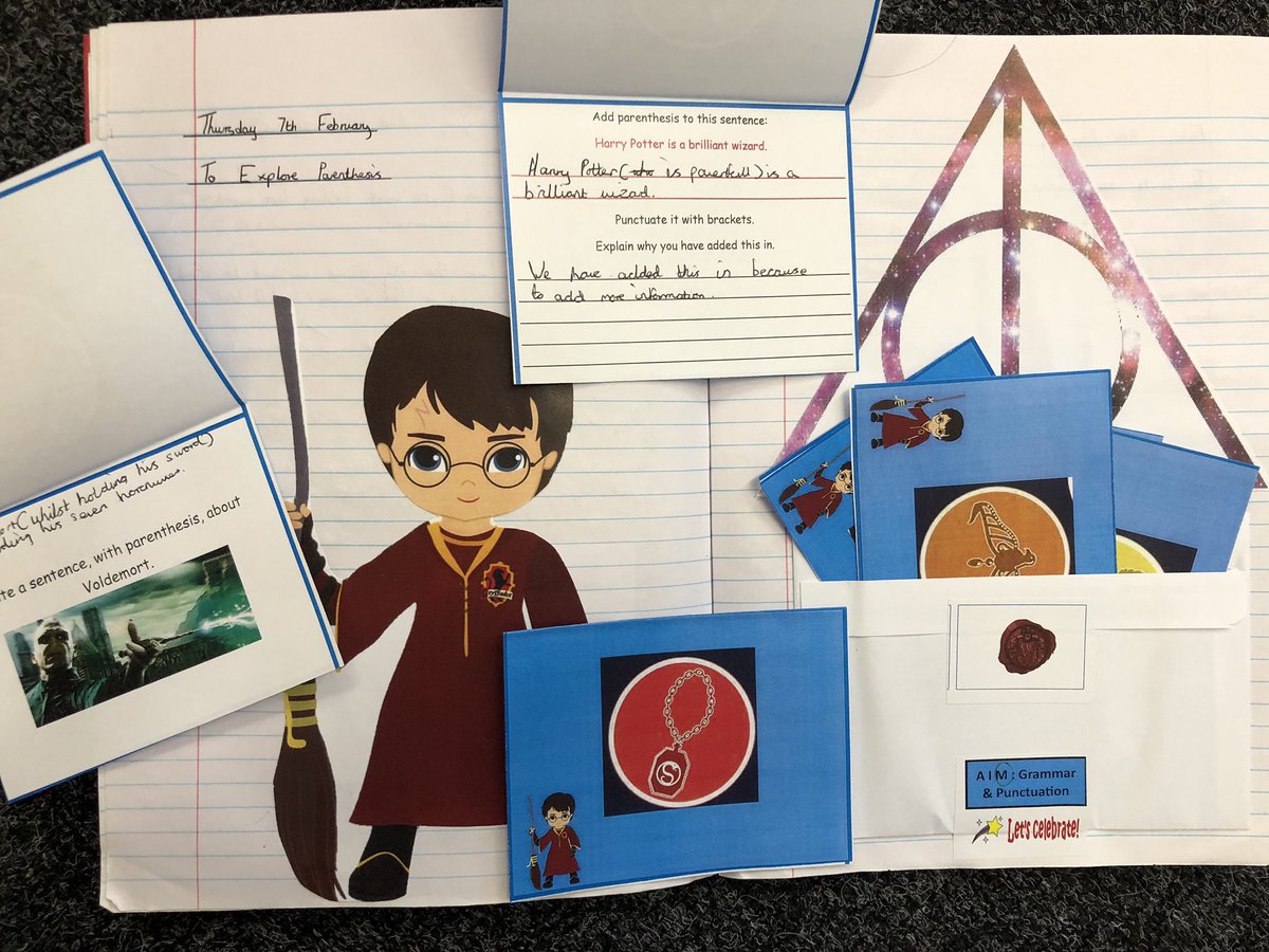 MissBeckyPowell's tweet photo. The Year 5 mini mission, Harry Potter, gave ‘properties of materials’ a great purpose as they became scientists by testing different materials in order to choose the most suitable ones for Harry’s equipment for Hogwarts 🧙‍♂️@TheConcentricC helps children LOVE learning!💗 https://t.co/0IaKbMJzC6