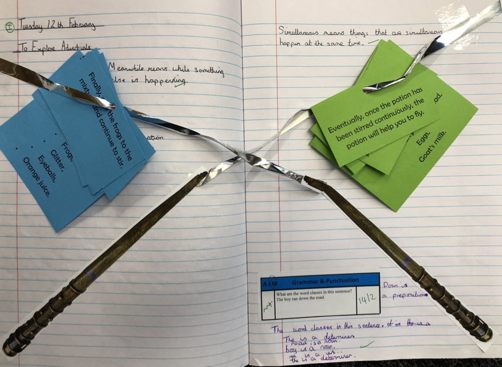 MissBeckyPowell's tweet photo. The Year 5 mini mission, Harry Potter, gave ‘properties of materials’ a great purpose as they became scientists by testing different materials in order to choose the most suitable ones for Harry’s equipment for Hogwarts 🧙‍♂️@TheConcentricC helps children LOVE learning!💗 https://t.co/0IaKbMJzC6