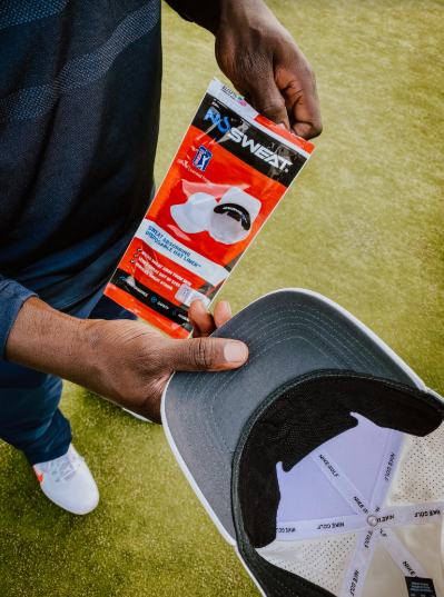 I'd like to announce a partnership with <a href="/NoSweatCo/">NoSweat®</a> by doing a giveaway. The product keeps sweat out of your eyes and protects your hats from sweat stains. RT and follow <a href="/NoSweatCo/">NoSweat®</a> for a chance to win 2x 25 packs and a t-shirt!
