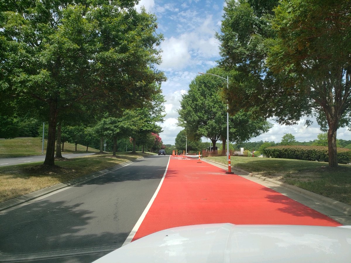 movesafedurham's tweet image. 👀👀Look what getting put in on Renaissance Parkway near Southpoint. 🚌