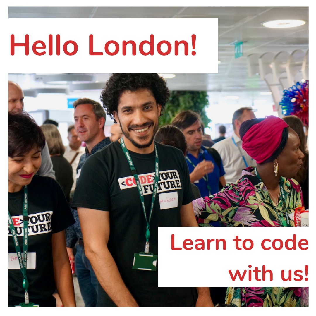 CodeYourFuture's tweet photo. βοΈApplications for our #London class are now open βοΈJoin our supportive learning community and begin your career in tech! To find out more join one of our upcoming workshops here https://t.co/hYJ3QOlzJ5 #londontech https://t.co/Fc9MefUFxk