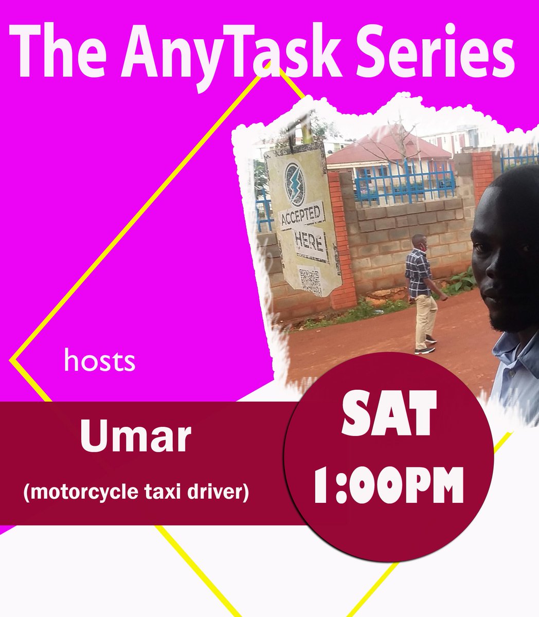 Electroneum_Ug's tweet photo. This Saturday, we have Umar in our #AnyTask_Series, a boda boda rider who accepts #Electroneum & works at https://t.co/hqA2r2R3lu to earn some extra income . Don't miss out on our Facebook page.
#AnyTask
#Electroneum
#FinancialInclusion
#Leave_No_one_Behind
@IMFNews https://t.co/lh7jmrnjOr