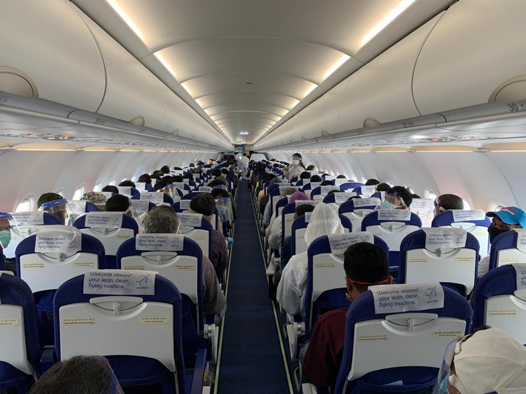 vimalhet's tweet photo. @IndianEmbRiyadh @Dwivedi_D @MEAIndia @HardeepSPuri @AviationIG @DadabhaiUAE Thanks to everyone for support. 163 Stranded Gujarati were travelled back in indigo 6E9572 from Dammam to Ahmedabad #VandeBharatMission Charter flight arranged by ACIC company Jubail-Gujarati community https://t.co/gpi4ybi79h