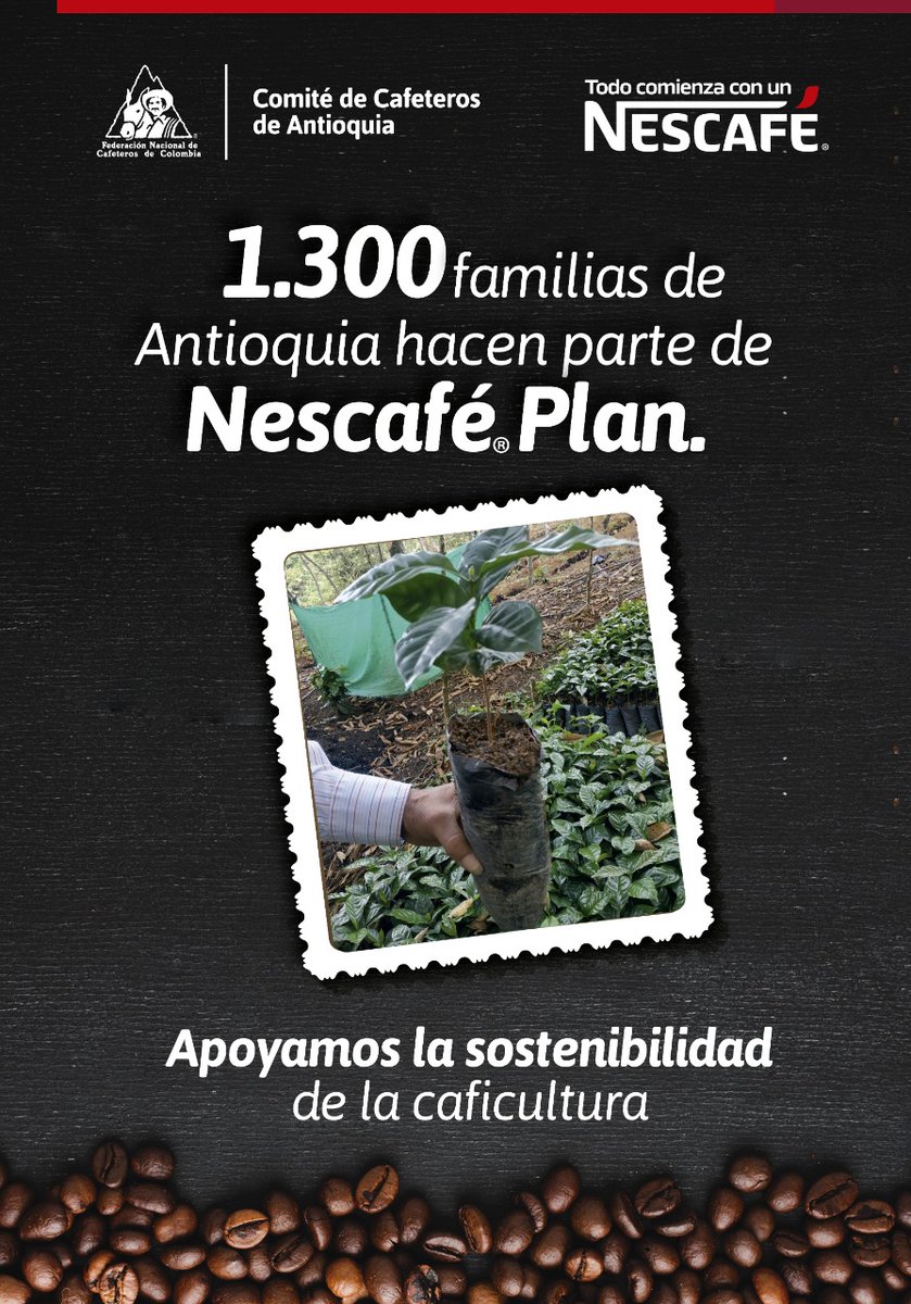 Antioquia hace parte de Nescafé® Plan con <a href="/FedeCafeteros/">Federación Nacional de Cafeteros</a> y <a href="/NESCAFE_Col/">NESCAFÉ COLOMBIA</a> 

Más del programa 👇
fncantioquia.org/wp-content/upl…