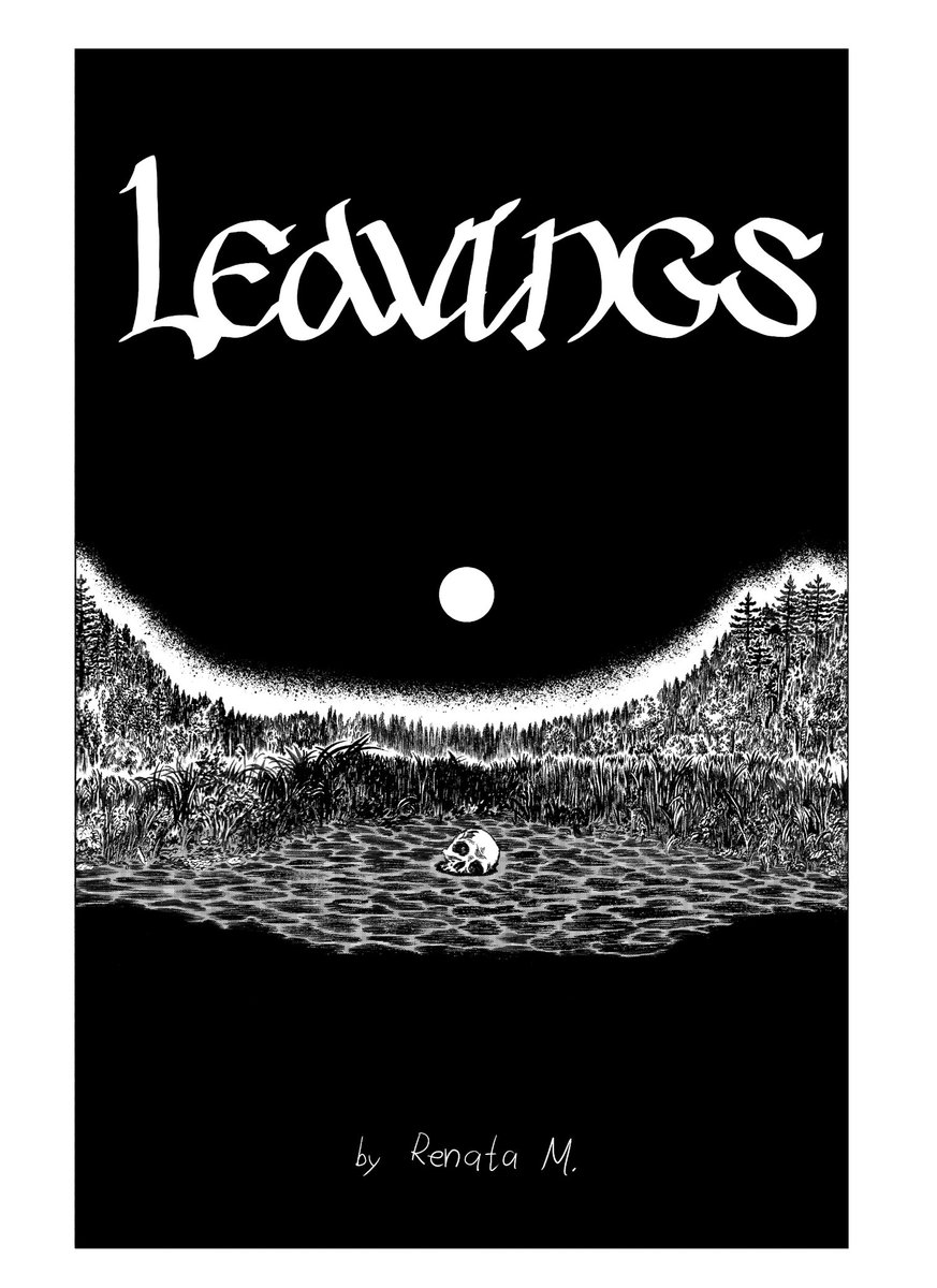 RemMukh's tweet photo. This is the personal comic I'm working on. I will try to post a new page every week. As you can see, its  about naturalistic landscapes and corpses. https://t.co/D2DMIYCNin
