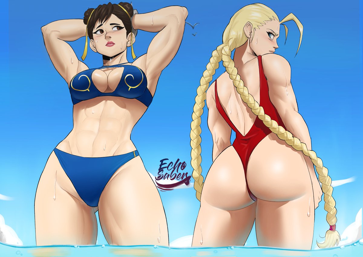 「summer Series Continues With Chun Li And」 Echo Saberのイラスト