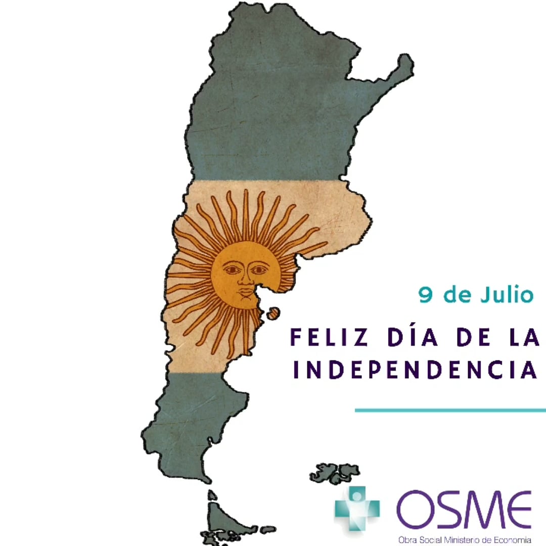 osmesalud's tweet photo. 🇦🇷 Día de la Independencia Argentina 🇦🇷
.
.
#DiaDeLaIndependencia #9Julio #osme #osmesalud #AFIP https://t.co/R0qORDBM2p