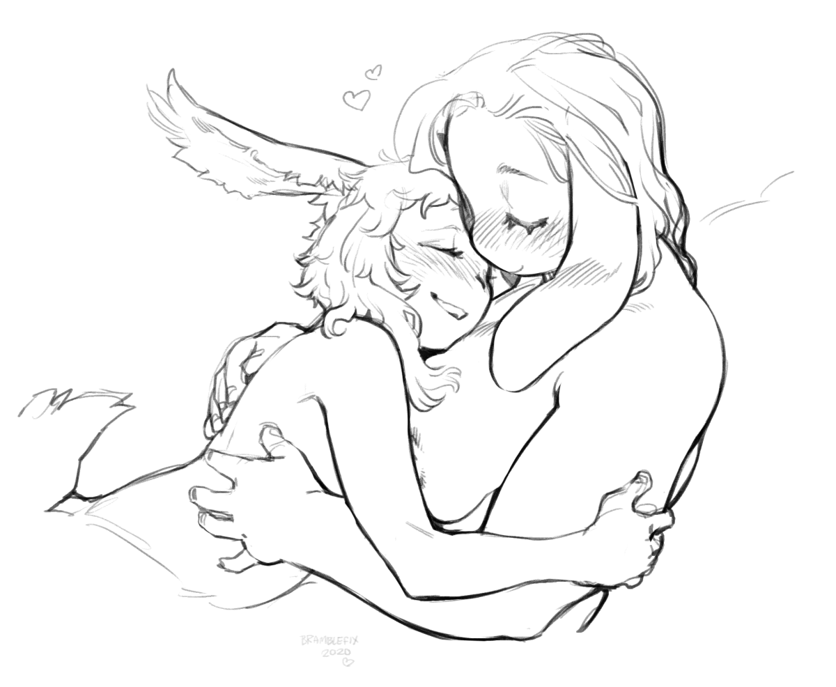 bramblefix's tweet photo. Very snuggly bunnies from a sketchdump from last month 💘 https://t.co/TQ5QWX93C0