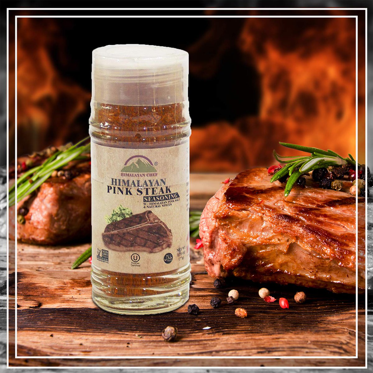 #HimalayanChef Steak Seasoning with #PinkSalt & Natural Spices.
#CustomerReview
The BEST #STEAKSEASONING EVER. Makes the #steak tender, juicy, and VERY flavorful...
amzn.to/3gIqtOu
#himalayanchefseasoning #pinksaltseasoning #saltsteakseasoning #wbm #naturalspices