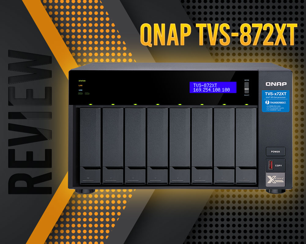 simplynas's tweet photo. QNAP TVS-872XT Review - https://t.co/diQiX3Pb4B Introduction
The TVS-872XT stands at the pinnacle of the TVS-x72XT series in more ways than one. This NAS system has all of the connectivity benefits of the TVS-x72XT family, such as Thunderbolt 3, USB 3.1, and 10GbE optimizatio... https://t.co/PFgX1LjiVE