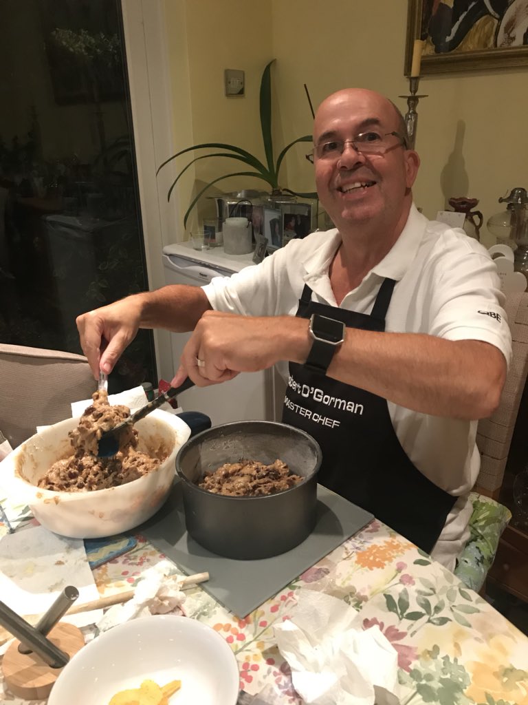 BerniOGorman's tweet photo. Organising Coffee, Cake &amp; Catch up for colleagues at work tomorrow. Rob has risen to the challenge just like his cakes 😀 https://t.co/0gN7QYxrpw