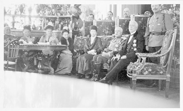 During the war she served as president of Russia's Red Cross. As she had done a decade earlier in the Russo-Japanese War of 1904-1905, she also financed a sanitary train.