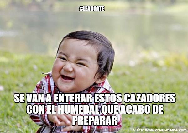 #LeadGate: charco de un metro cuadrado + cartucho de plomo = multa segura, ¿no es ridículo, <a href="/TeresaRibera/">Teresa Ribera</a>, <a href="/mitecogob/">Transición Ecológica y Reto Demográfico</a>, @salvadorila <a href="/sanidadgob/">Ministerio de Sanidad</a>? 

<a href="/PSOE/">PSOE</a> <a href="/Populares/">life</a> <a href="/vox_es/">VOX 🇪🇸</a> <a href="/Moran_Fernandez/">Hugo A Morán Fdez.</a> <a href="/milamarcos/">Mila Marcos</a> <a href="/RFECaza/">RFEC</a>