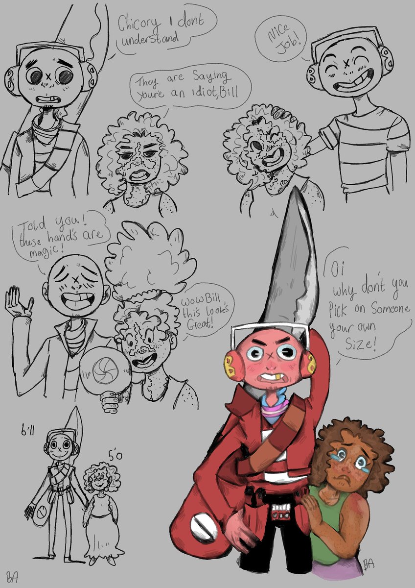 Beacharcades's tweet photo. Some Chicory and Bill interactions !
Chicory belongs to @brutalitation 
#ocs #opocs #myart https://t.co/IFskfOZe1E