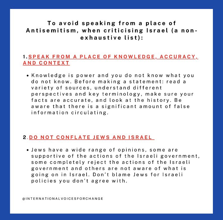 Legitimate VS Illegitimate criticism of Israel. Help us share this to all those that need to listen!