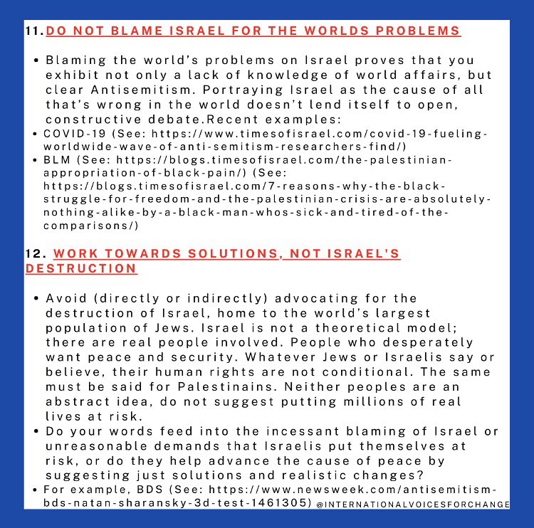 Legitimate VS Illegitimate criticism of Israel. Help us share this to all those that need to listen!