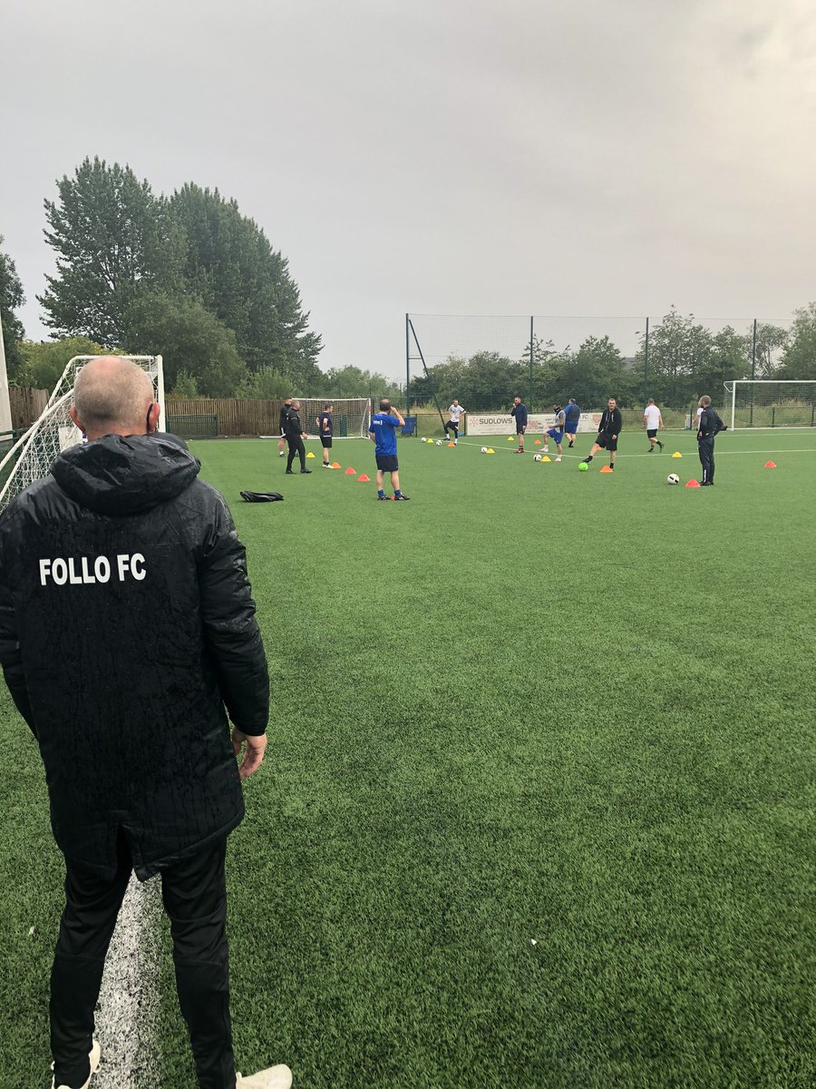 Follofc_uk's tweet photo. We’re old and rusty (well some of us)! but excited to be able to see each other and train and very happy at our new home with thanks to all at @avrofc #follofc #dadscrytoo https://t.co/I4p9ojAQx3