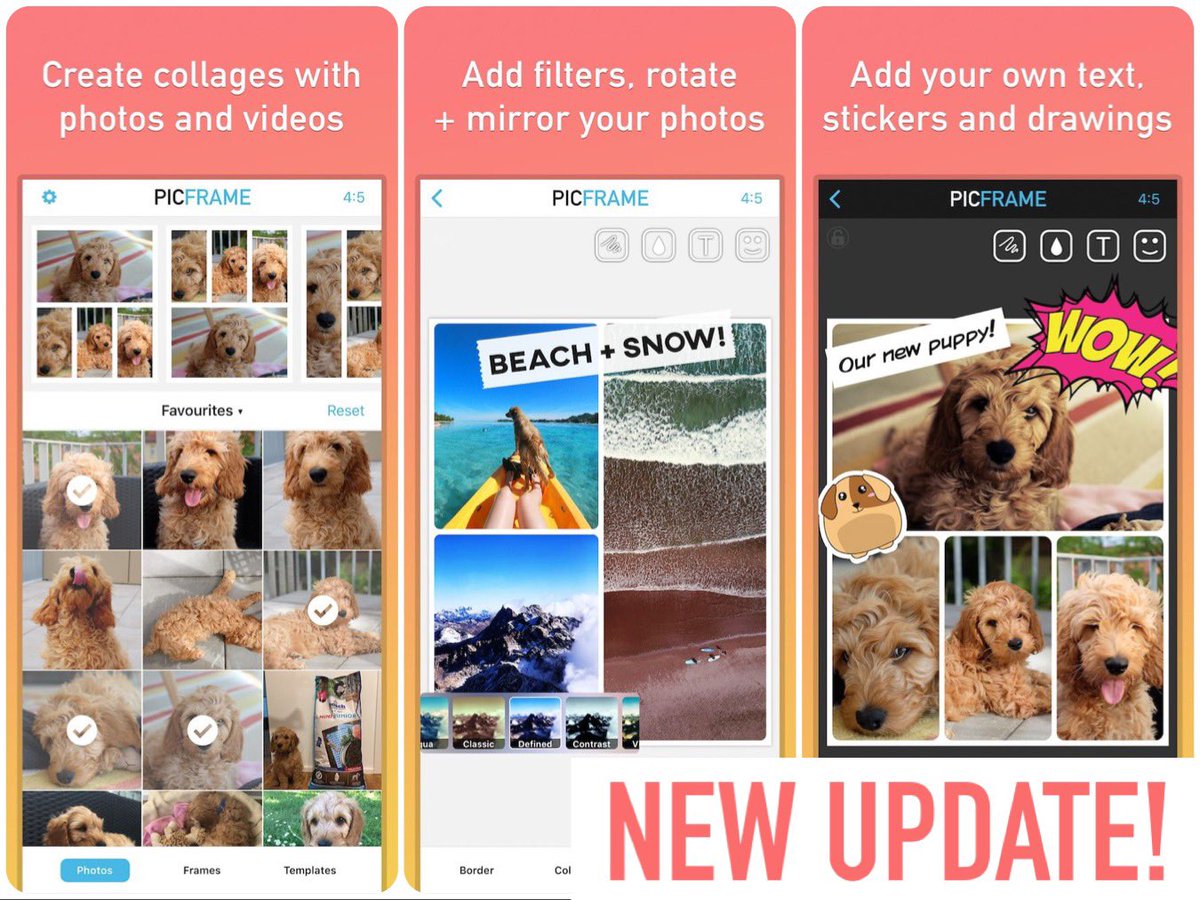 PicFrameApp's tweet photo. Check out the latest version of PicFrame on the iOS App Store. (Big update with improved UI and more features, make sure to try it on your iPad also!)
https://t.co/ATCji5CTWe https://t.co/6kuuTvlHyU