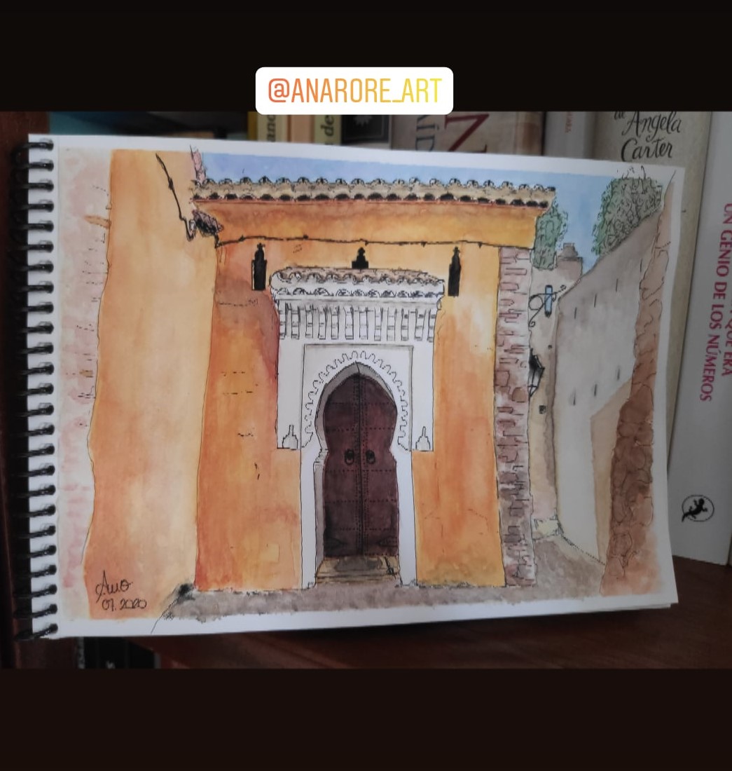AlbaMolina13's tweet photo. Ganas de desconexión para...#watercolordrawing #painting #morocco https://t.co/qFXRXUaCal
